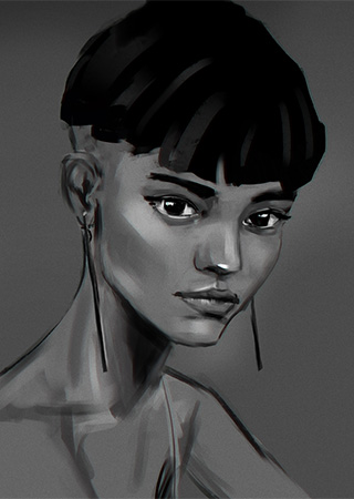 Portrait Study with My Amazon Style
